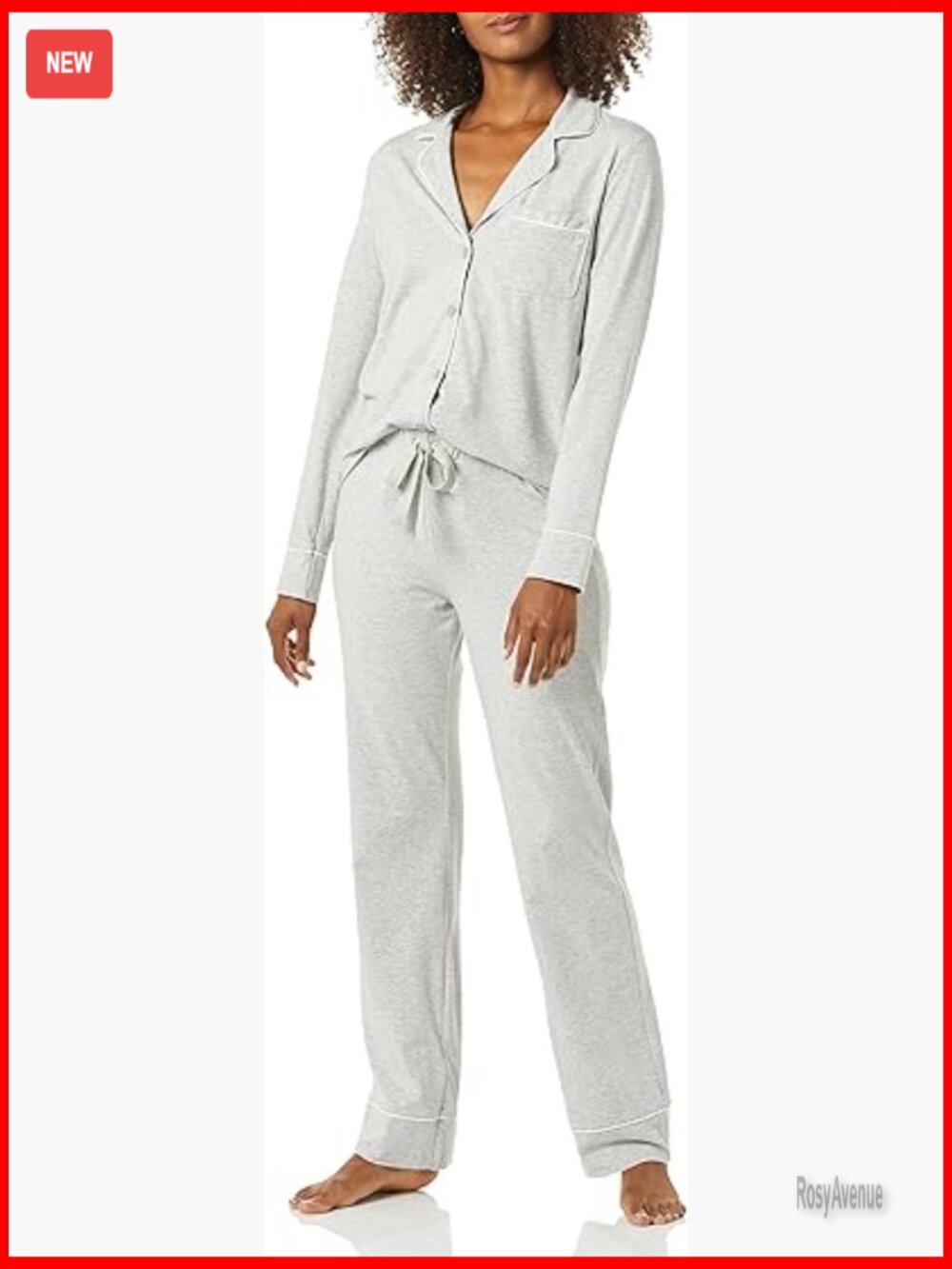 Women's Long Sleeve Cotton Modal Pajama Set Loungewear